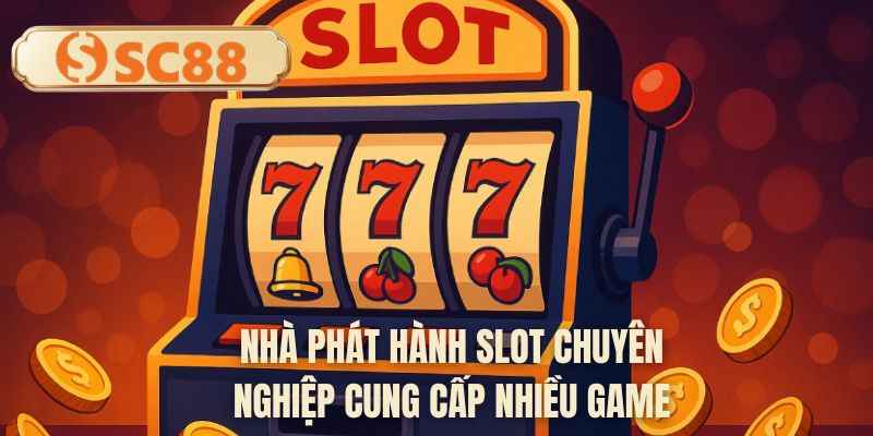 Nhà phát hành slot chuyên nghiệp cung cấp nhiều game